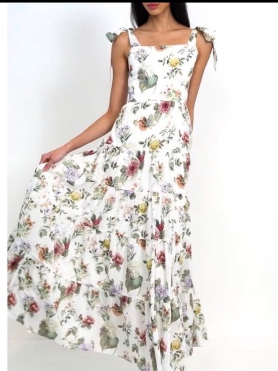 Alice + Olivia Dresses & Skirts - Alice + Olivia Monnie Maxi Dress Floral Sweet Nothings Fairytale Easy Luxury 6
